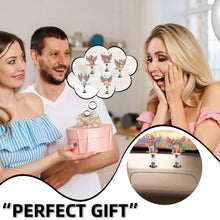 Load image into Gallery viewer, 5pcs 2D Flat Angel Dog DIY Diamond Painting Shake Car Ornaments for Center Console
