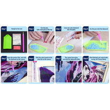 Load image into Gallery viewer, 5pcs 2D Flat Cat DIY Diamond Painting Shake Car Ornaments for Center Console
