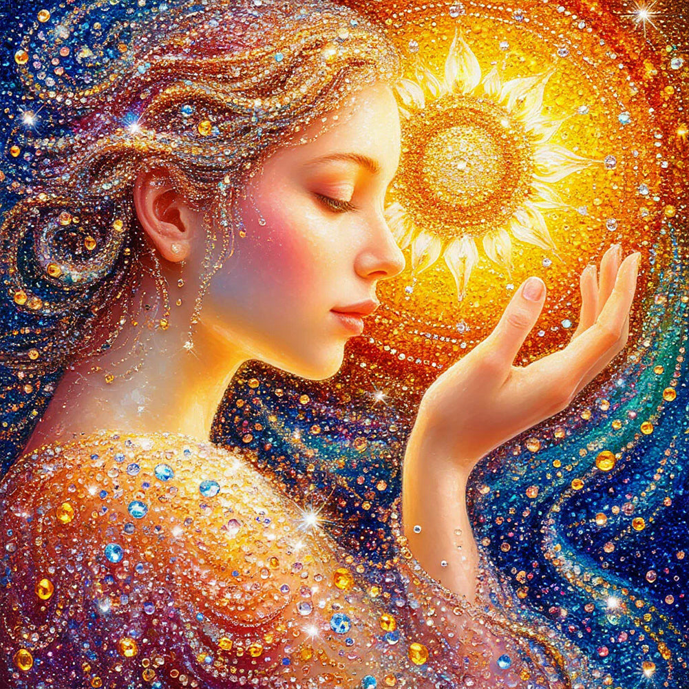 Diamond Painting - Full Round - Beauty (40*40CM)