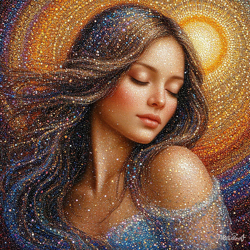 Diamond Painting - Full Round - Beauty (40*40CM)