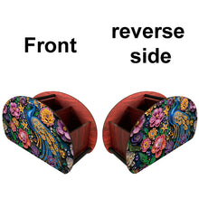 Load image into Gallery viewer, DIY Gem Peacock Design Wooden Diamond Painting Makeup Brush Storage Box Kit
