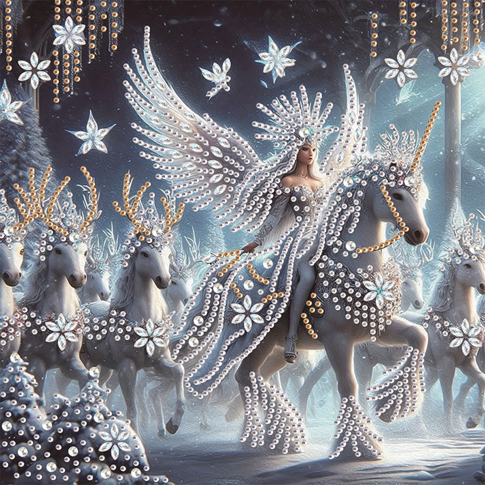 Diamond Painting - Partial Special Shaped - Angel Elf (30*30CM)