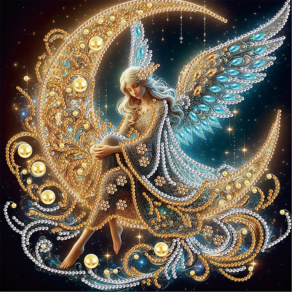 Diamond Painting - Partial Special Shaped - Angel Elf (30*30CM)