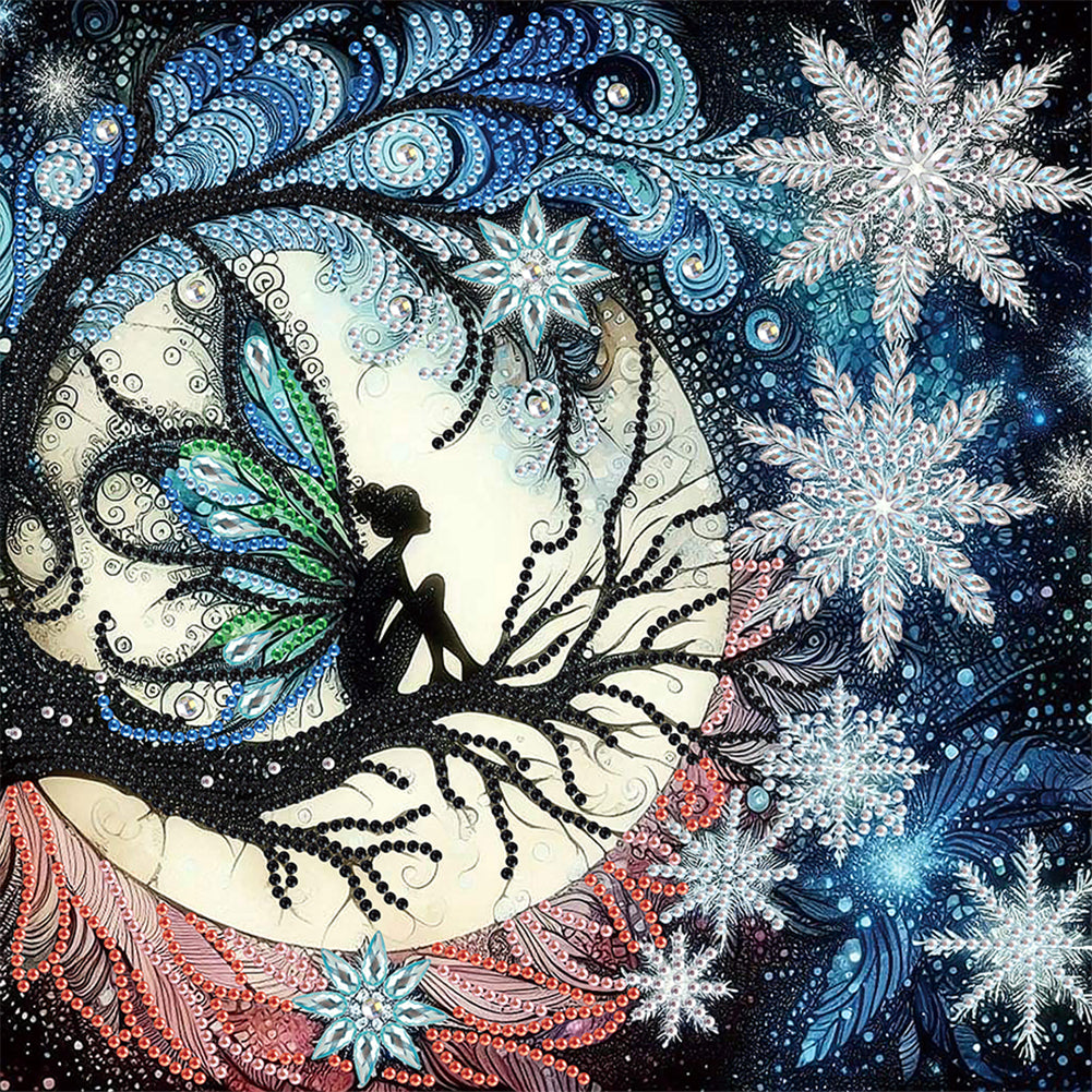 Diamond Painting - Partial Special Shaped - Angel Elf (30*30CM)