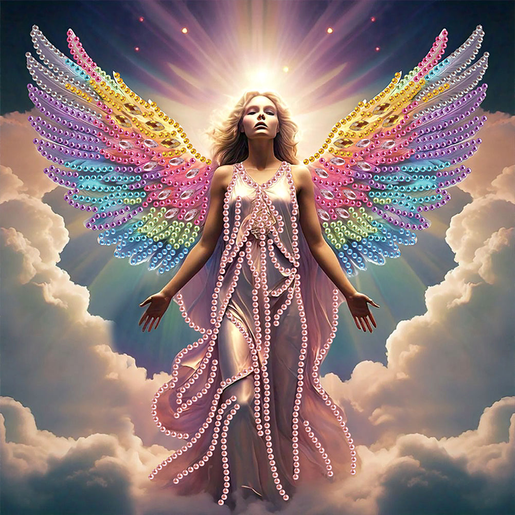Diamond Painting - Partial Special Shaped - Angel Elf (30*30CM)
