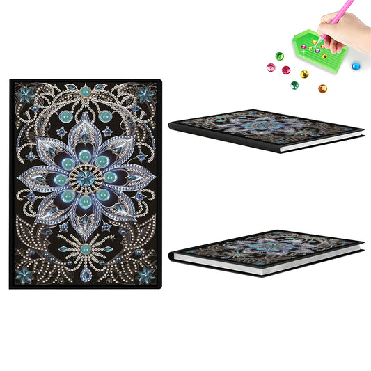 Flower Special Shaped Diamond Painting Journal Notebook for Adults Students