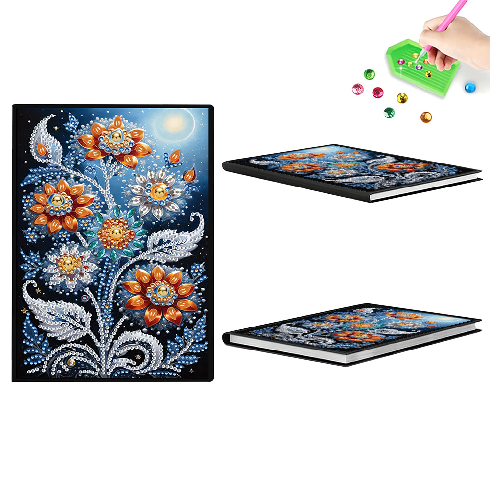 Pattern Special Shaped Diamond Painting Journal Notebook for Adults Students