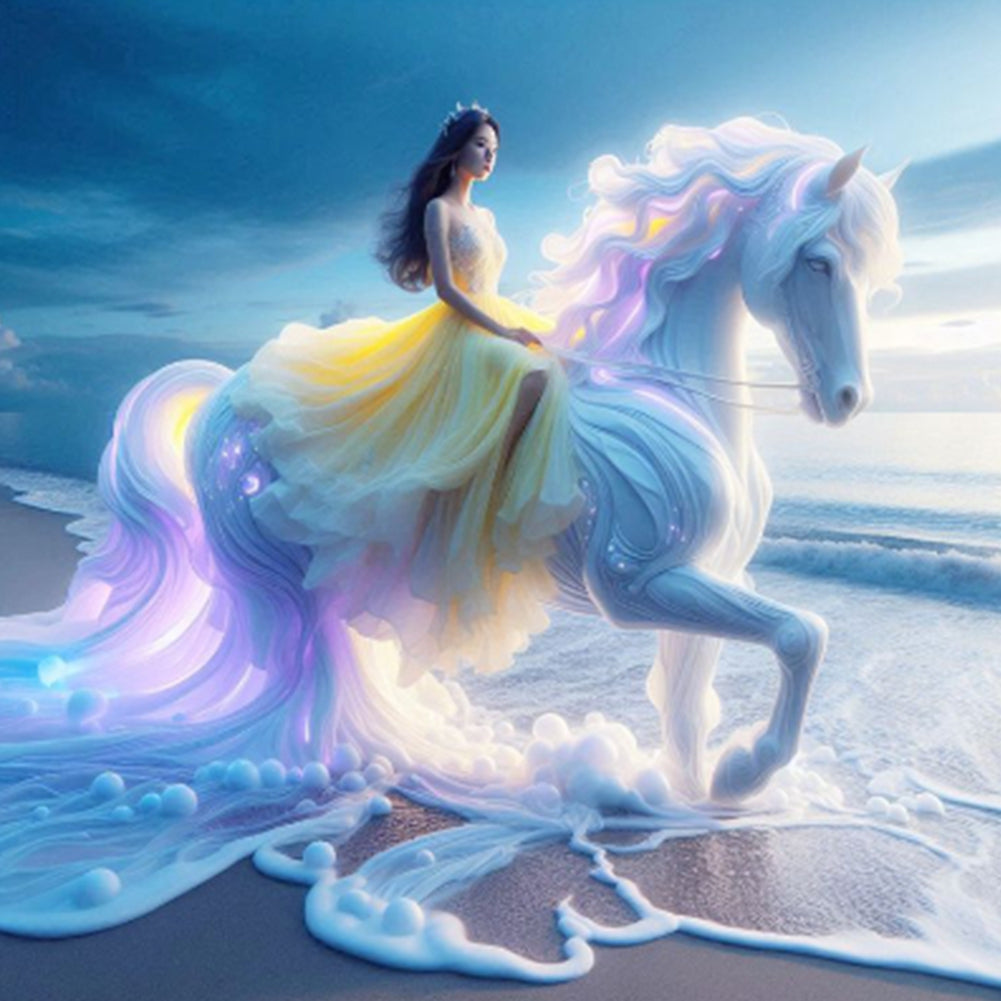 Diamond Painting - Full Round - Seaside Princess (40*40CM)