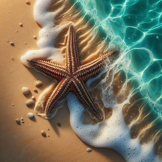 Diamond Painting - Full Round - Starfish Beach (30*30CM)