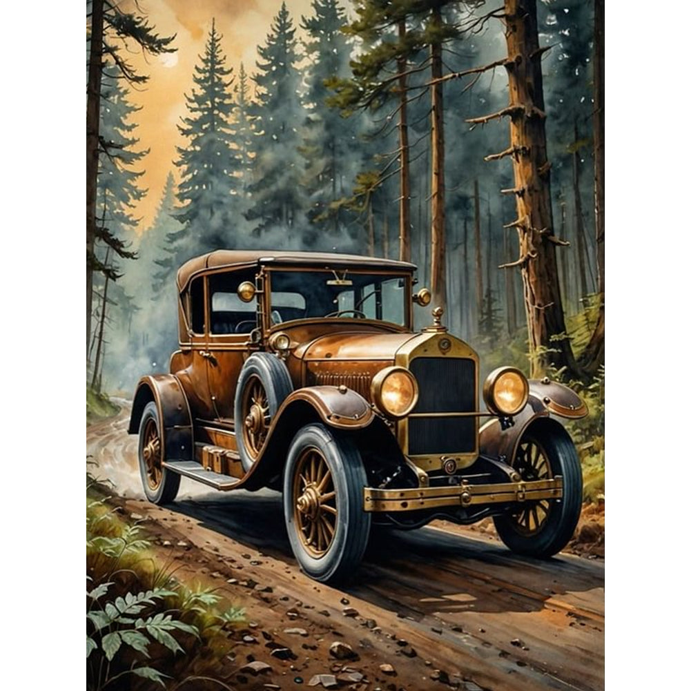 Diamond Painting - Full Round - Forest Buggy (30*40CM)