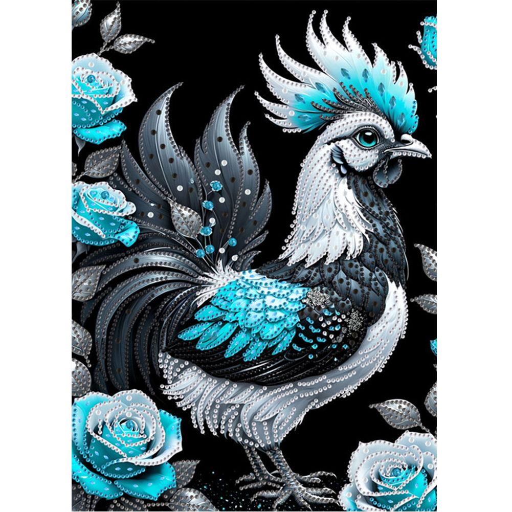 Diamond Painting - Partial Special Shaped - Rooster (30*40CM)