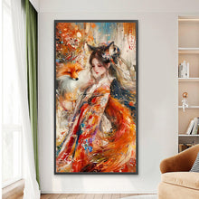 Load image into Gallery viewer, Diamond Painting - Full Round - Fox Girl (40*75CM)
