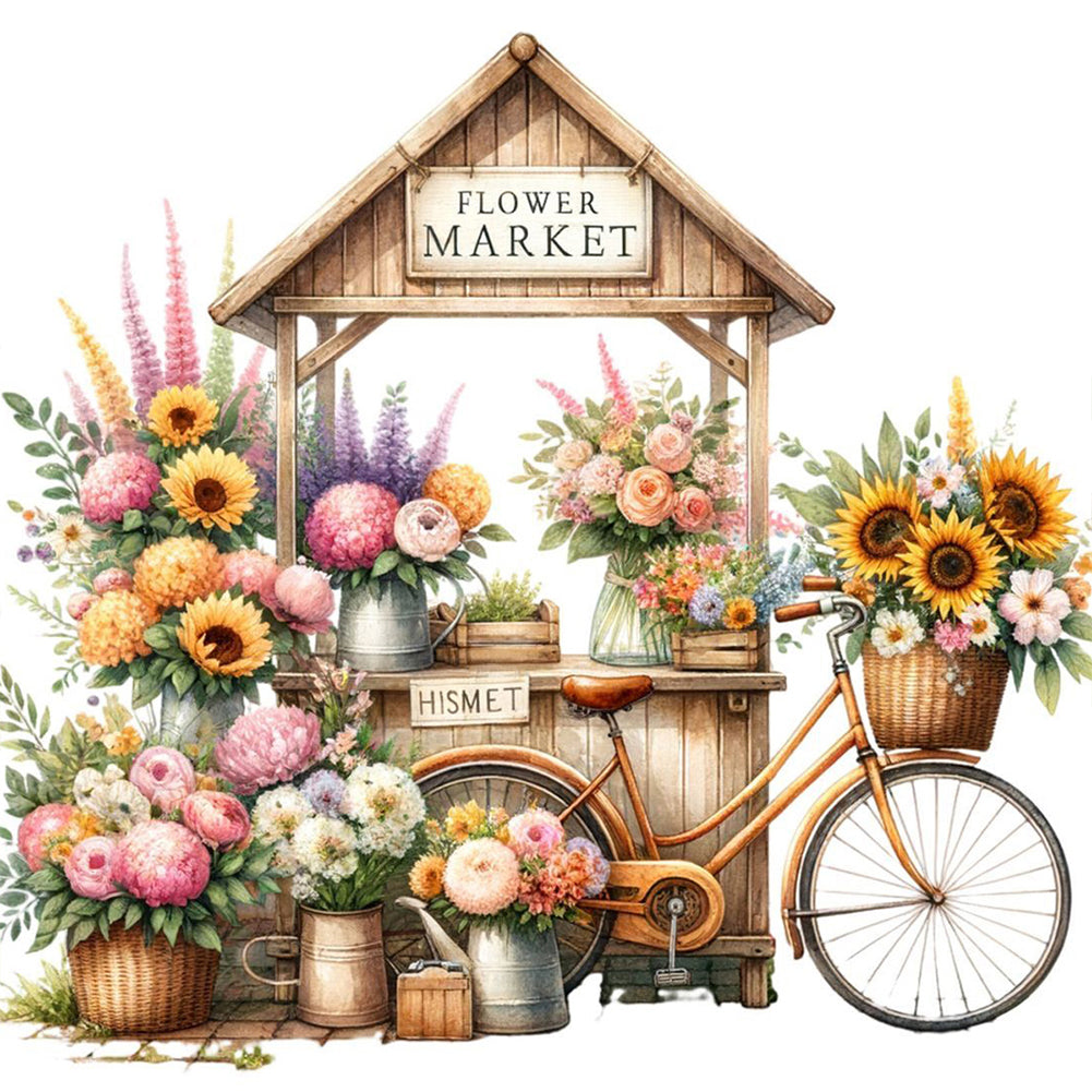 Diamond Painting - Full Round - Florist (40*40CM)