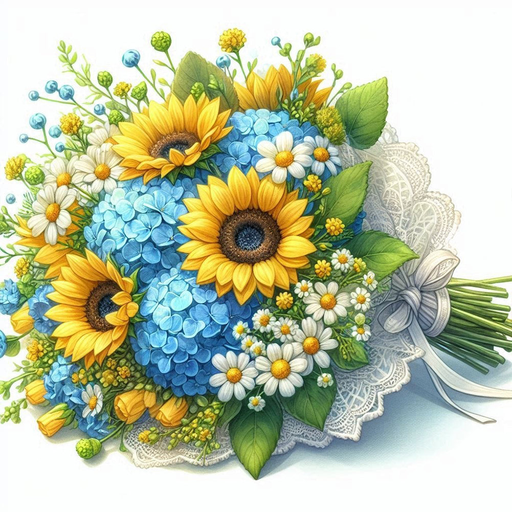 Diamond Painting - Full Round - Bouquet (40*40CM)