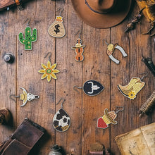 Load image into Gallery viewer, 12 Pairs Denim DIY Diamond Art Earrings Double Sided Diamond Painting Earrings
