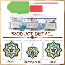 Load image into Gallery viewer, 12 Pairs Pattern DIY Diamond Art Earrings Double Sided Diamond Painting Earrings
