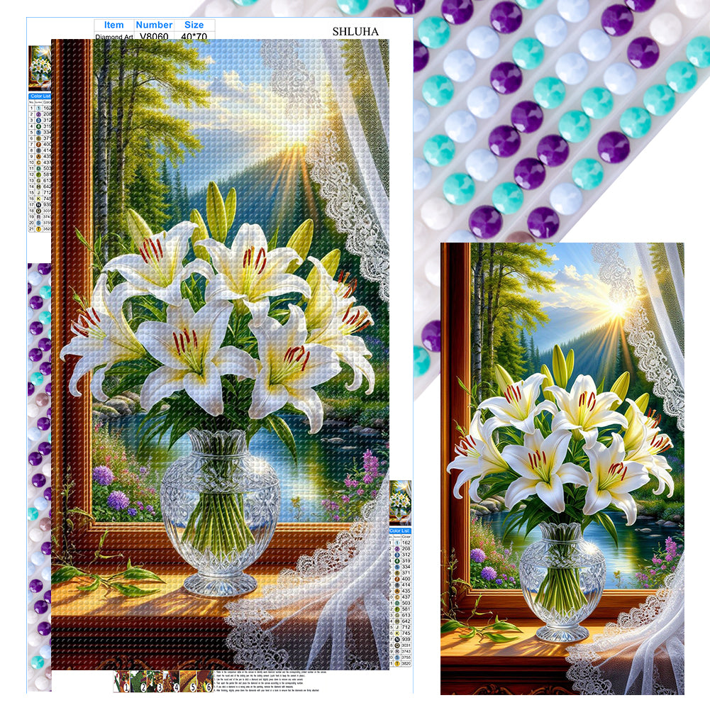Diamond Painting - Full Round - Lily (40*70CM)