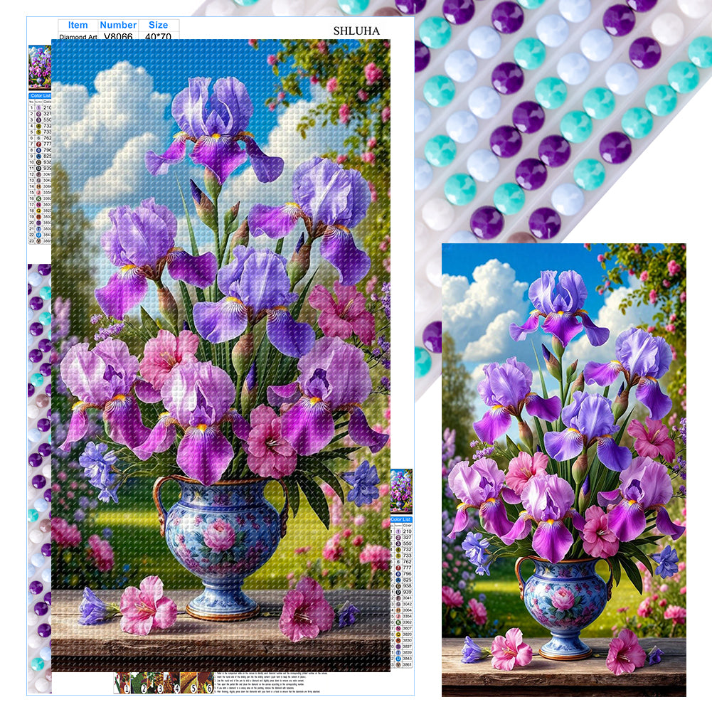Diamond Painting - Full Round - Flower (40*70CM)