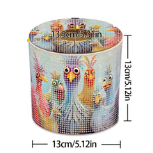 Load image into Gallery viewer, Chicken DIY Diamond Painting Handmade Tissue Holder Rhinestones Decor Tissue Box
