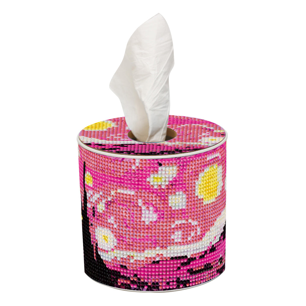Starry Sky DIY Diamond Painting Handmade Tissue Holder Rhinestones Tissue Box