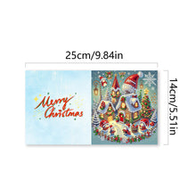 Load image into Gallery viewer, 10PCS DIY Diamond Art Greeting Cards Xmas Designs for Festivals and Celebrations Christmas
