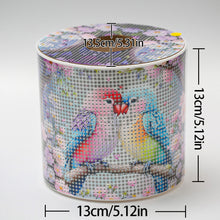 Load image into Gallery viewer, Lovebird DIY Diamond Painting Handmade Tissue Holder Rhinestones Tissue Box
