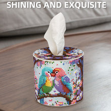 Load image into Gallery viewer, Lovebird DIY Diamond Painting Handmade Tissue Holder Rhinestones Tissue Box
