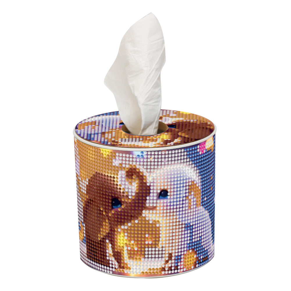 Baby Elephant DIY Diamond Painting Handmade Tissue Holder Rhinestones Tissue Box