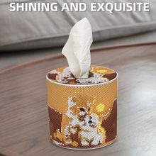 Load image into Gallery viewer, Kitten DIY Diamond Painting Handmade Tissue Holder Rhinestones Decor Tissue Box
