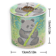 Load image into Gallery viewer, Bamboo DIY Diamond Painting Handmade Tissue Holder Rhinestones Decor Tissue Box
