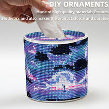 Load image into Gallery viewer, Whale DIY Diamond Painting Handmade Tissue Holder Rhinestones Crystal Tissue Box
