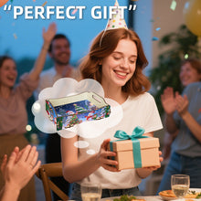 Load image into Gallery viewer, 5D DIY Christmas Tree Diamond Painting Serving Tray with Handle for Coffee Table
