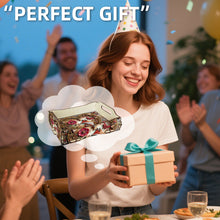 Load image into Gallery viewer, 5D DIY Fox Diamond Painting Wooden Serving Tray with Handle for Coffee Table
