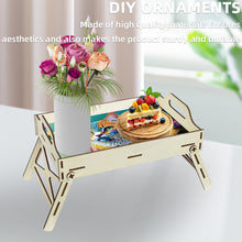 Load image into Gallery viewer, 5D DIY Sunflower-Kitten Diamond Painting Serving Tray with Handle for Home Decor
