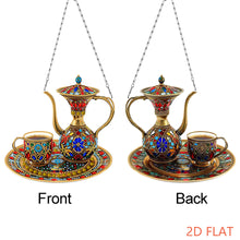 Load image into Gallery viewer, 2D Flat Afternoon Tea DIY Diamond Art Pendant Window Hanging Art for Home Decor
