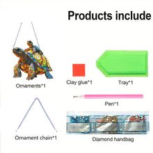 Load image into Gallery viewer, 2D Flat Turtle DIY Diamond Art Pendant Window Hanging Art for Home Wall Decor
