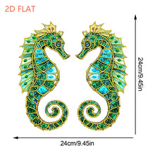 Load image into Gallery viewer, 2D Flat Seahorse DIY Diamond Art Pendant Window Hanging Art for Home Wall Decor
