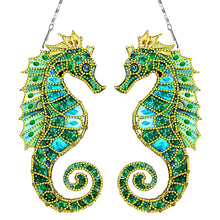Load image into Gallery viewer, 2D Flat Seahorse DIY Diamond Art Pendant Window Hanging Art for Home Wall Decor
