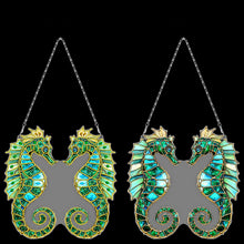 Load image into Gallery viewer, 2D Flat Seahorse DIY Diamond Art Pendant Window Hanging Art for Home Wall Decor
