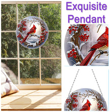 Load image into Gallery viewer, 2D Flat Redbird DIY Diamond Art Pendant Window Hanging Art for Home Decoration
