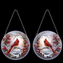 Load image into Gallery viewer, 2D Flat Redbird DIY Diamond Art Pendant Window Hanging Art for Home Decoration
