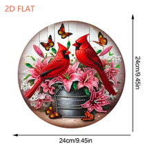 Load image into Gallery viewer, 2D Flat Redbird DIY Diamond Art Pendant Window Hanging Art for Home Decoration
