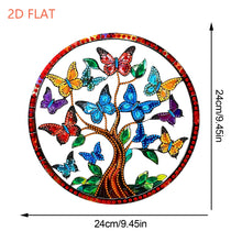 Load image into Gallery viewer, 2D Flat Butterfly DIY Diamond Art Pendant Window Hanging Art for Home Decor
