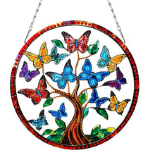 Load image into Gallery viewer, 2D Flat Butterfly DIY Diamond Art Pendant Window Hanging Art for Home Decor
