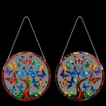 Load image into Gallery viewer, 2D Flat Butterfly DIY Diamond Art Pendant Window Hanging Art for Home Decor
