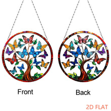 Load image into Gallery viewer, 2D Flat Butterfly DIY Diamond Art Pendant Window Hanging Art for Home Decor
