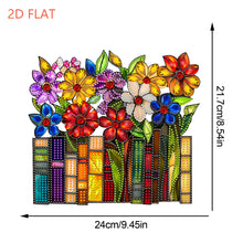 Load image into Gallery viewer, 2D Flat Book DIY Diamond Art Pendant Window Hanging Art for Home Decoration
