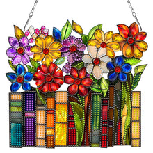 Load image into Gallery viewer, 2D Flat Book DIY Diamond Art Pendant Window Hanging Art for Home Decoration
