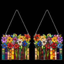 Load image into Gallery viewer, 2D Flat Book DIY Diamond Art Pendant Window Hanging Art for Home Decoration
