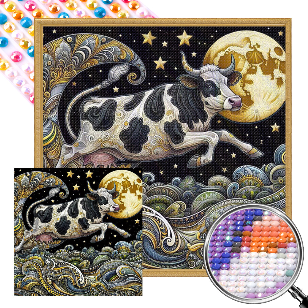 AB Diamond Painting - Full Round - Dream Cow (40*40CM)